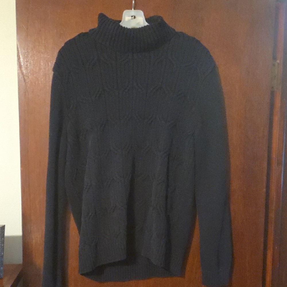 Tasso Elba Dark Knit Sweater